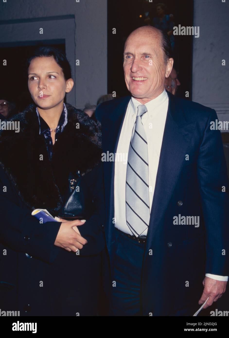 Robert Duvall and Luciana Pedraza attend the opening night of &ldquo;The
