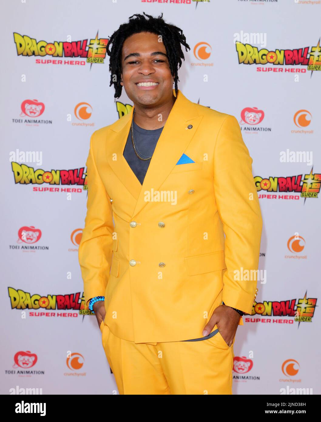 Los Angeles, USA. 10th Aug, 2022. Zeno Robinson arrives at The North American red carpet premiere of Dragon Ball Super: SUPER HERO held at The Academy Museum of Motion Pictures in Los Angeles, CA on Wednesday, August 10, 2022 . (Photo By Juan Pablo Rico/Sipa USA) Credit: Sipa USA/Alamy Live News Stock Photo