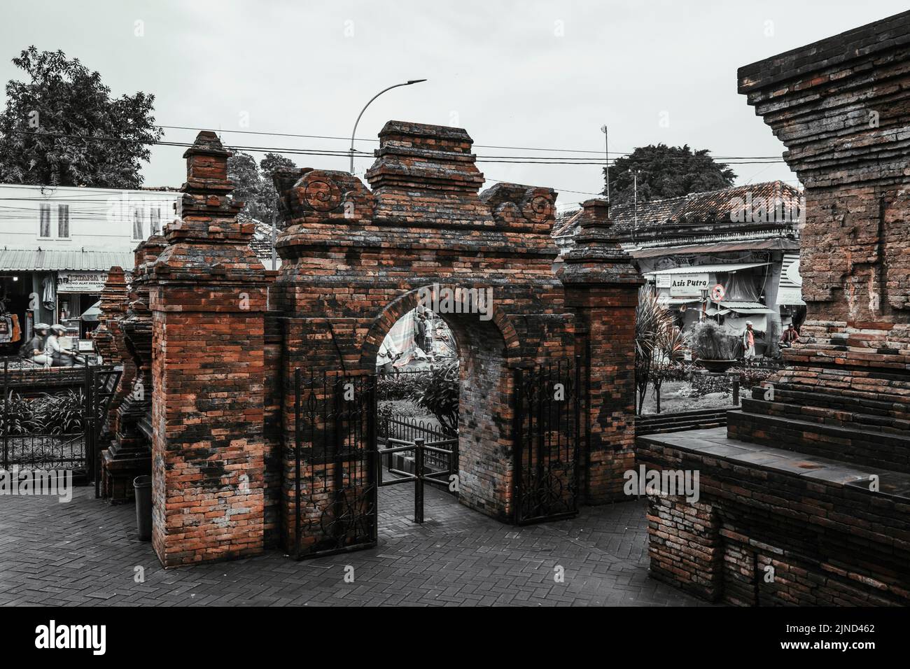 Menara Kudus Mosque is one of the historical relics, as evidence of the process of spreading Islam in Java. This mosque is unique because of its build Stock Photo