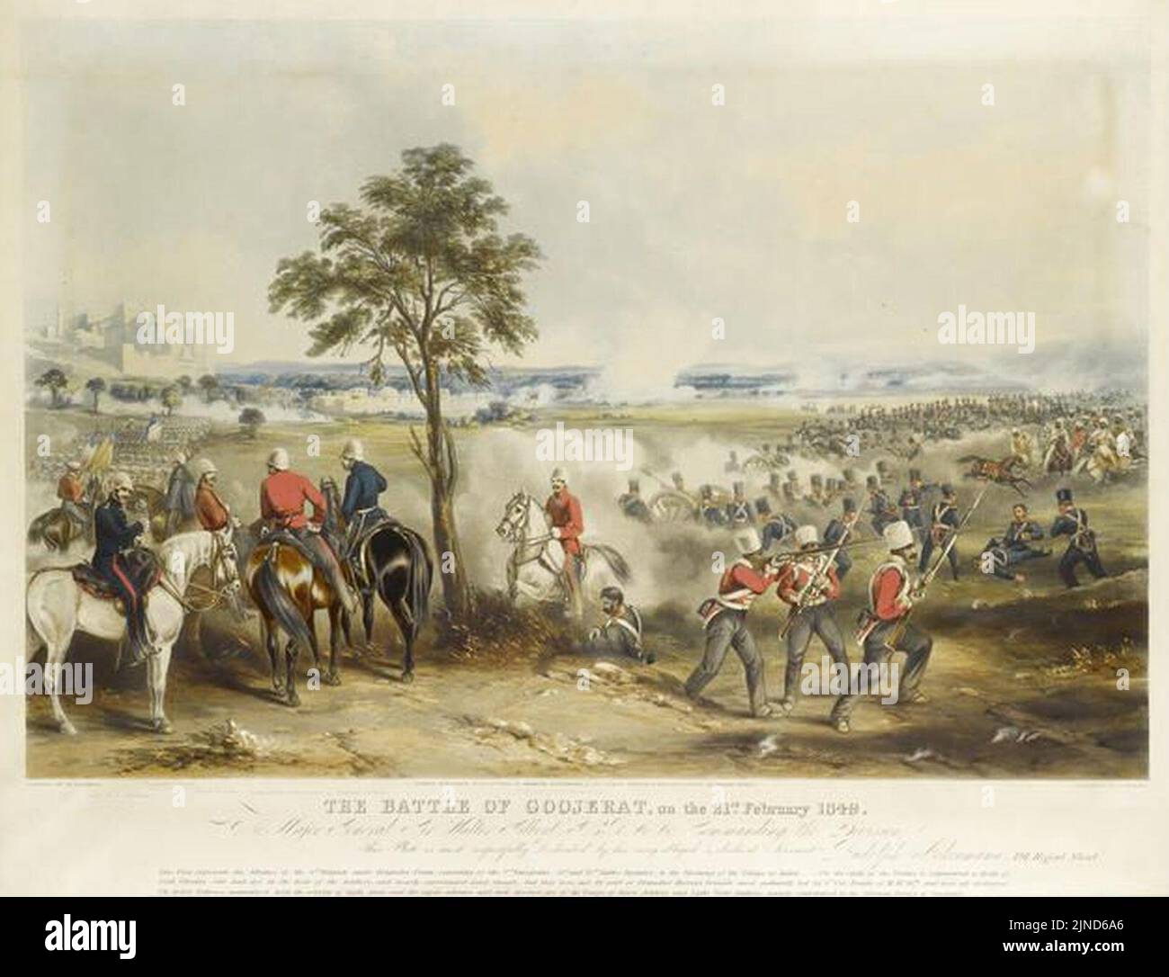 The Battle of Gujrat Stock Photo Alamy