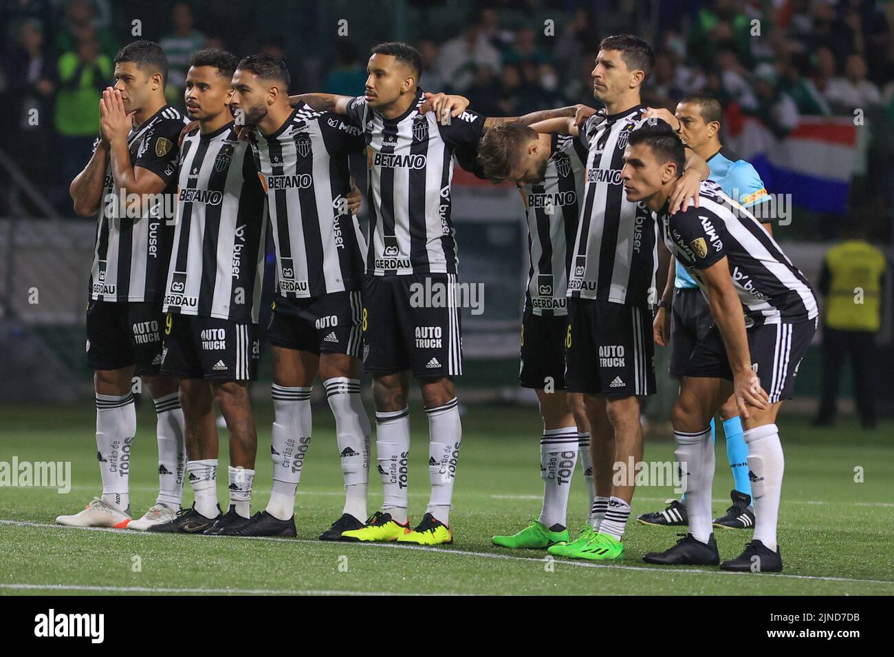 Sao Paulo, Brazil. 03rd Apr, 2022. SP - Sao Paulo - 03/04/2022 - PAULISTA  2022 FINAL, PALMEIRAS X SAO PAULO - Jogadores do Palmeiras comemoram titulo  de campeao apos partida contra o