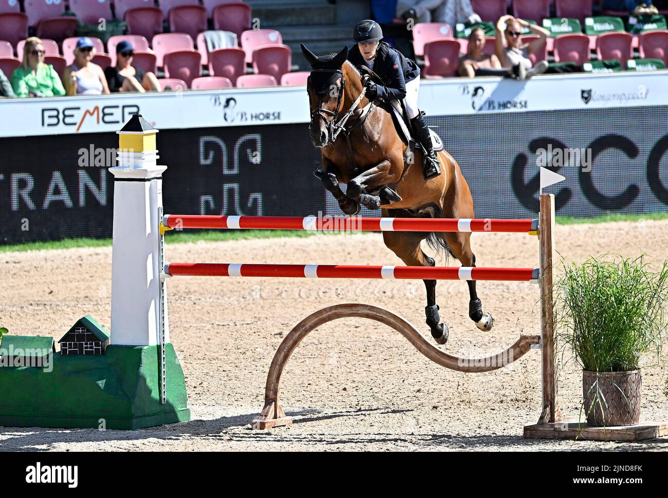 Herning, Denmark. 10th Aug, 2022. World Equestrian Games. Stables