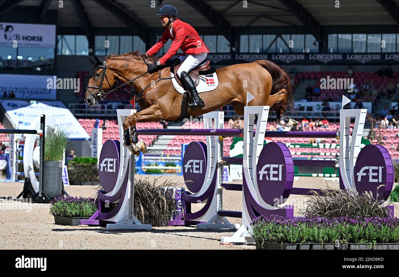 Herning, Denmark. 10th Aug, 2022. World Equestrian Games. Stables. Lars