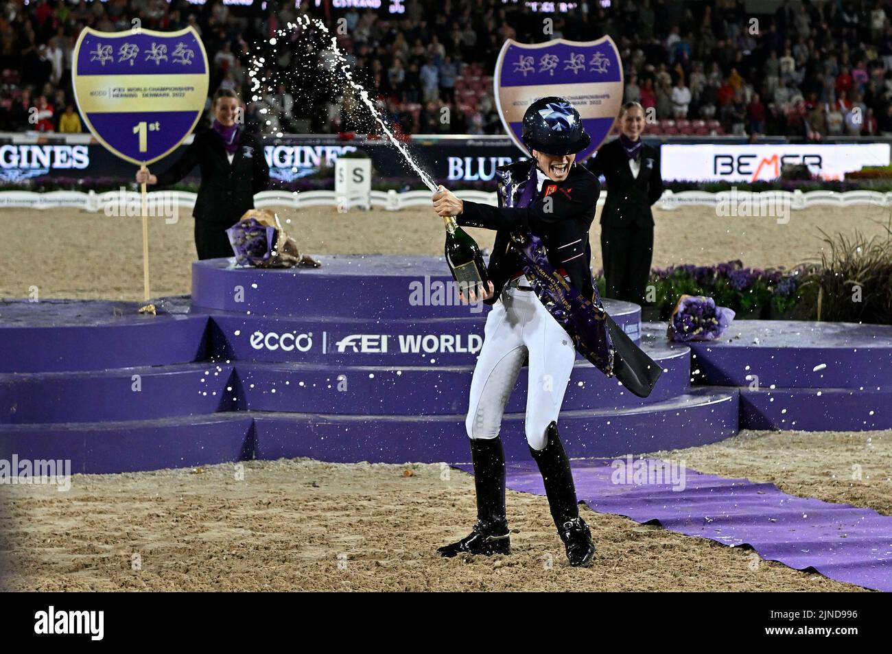Herning, Denmark. 10th Aug, 2022. World Equestrian Games. Stables