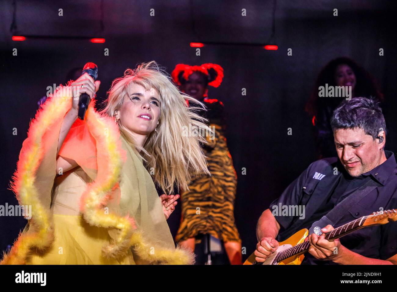 Paloma Faith performing at Hatfield House, Hertfordshire 5th August