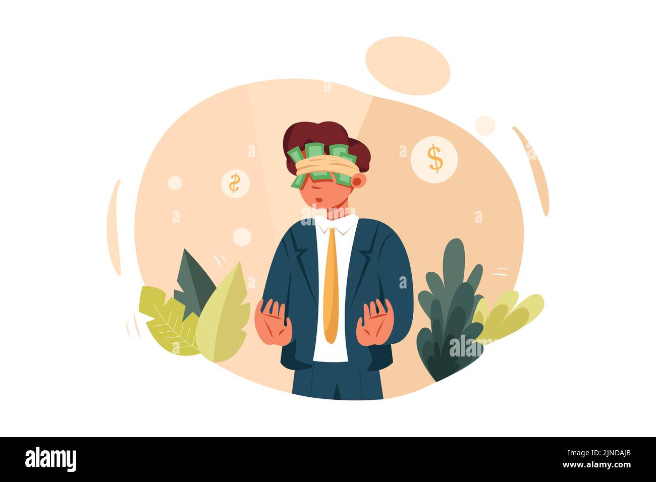 Business Illustration concept. Flat illustration isolated on white ...