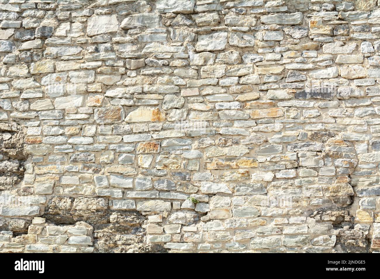 Photo of a stone wall. Abstract background. Stock Photo