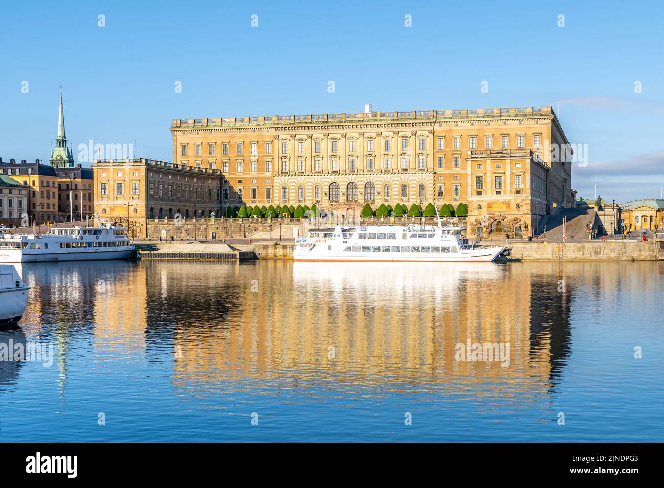 Royal Palace of Sweden in Stockholm Stock Photo