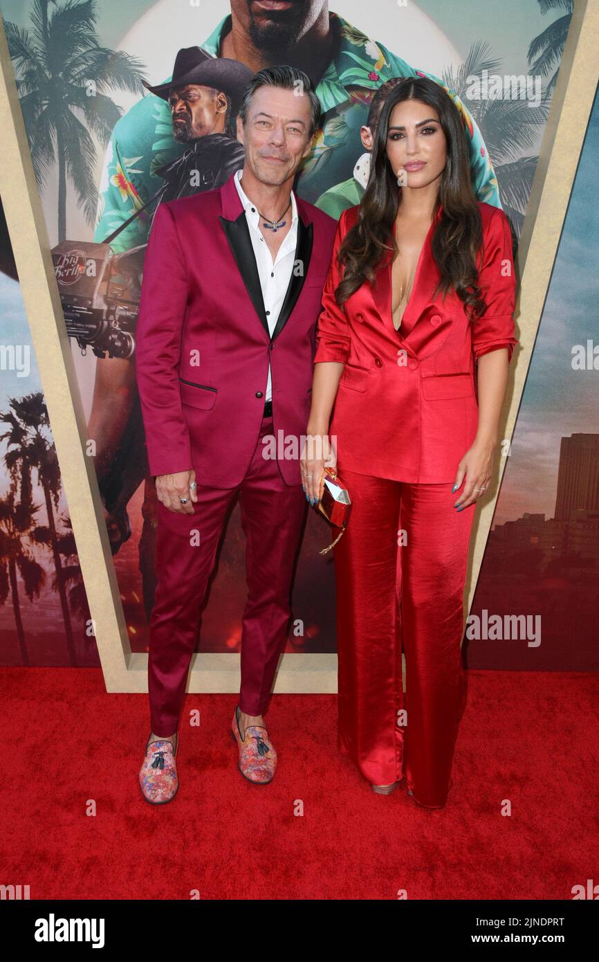 Los Angeles, USA. 10th Aug, 2022. Massi Furlan and Yolanthe Cabau attend the World Premiere of Netflix's 'Day Shift' on August 10, 2022 in Los Angeles, California. Photo: CraSH/imageSPACE/Sipa USA Credit: Sipa USA/Alamy Live News Stock Photo