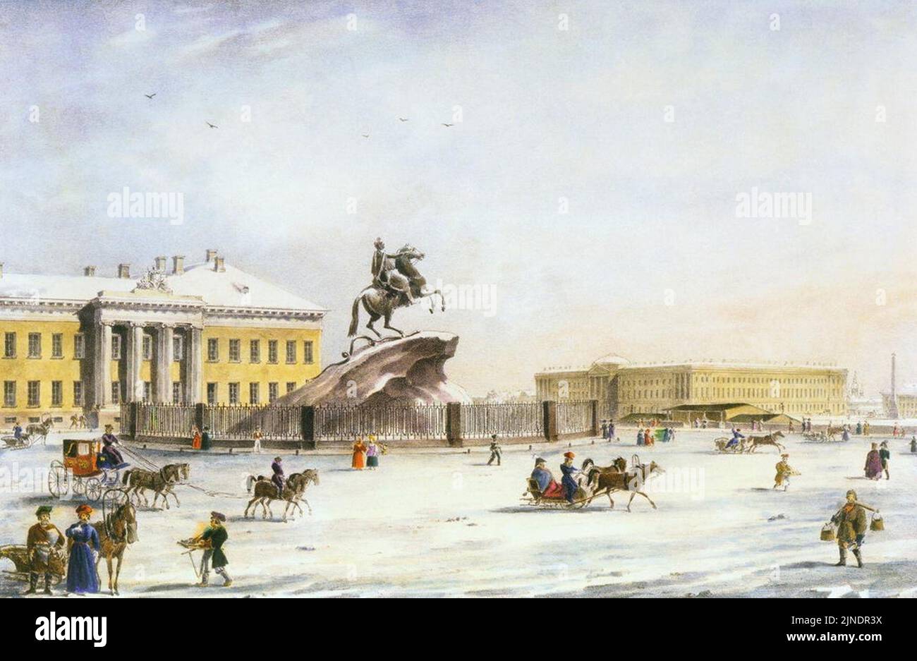 The Bronze Horseman 18247 Stock Photo Alamy