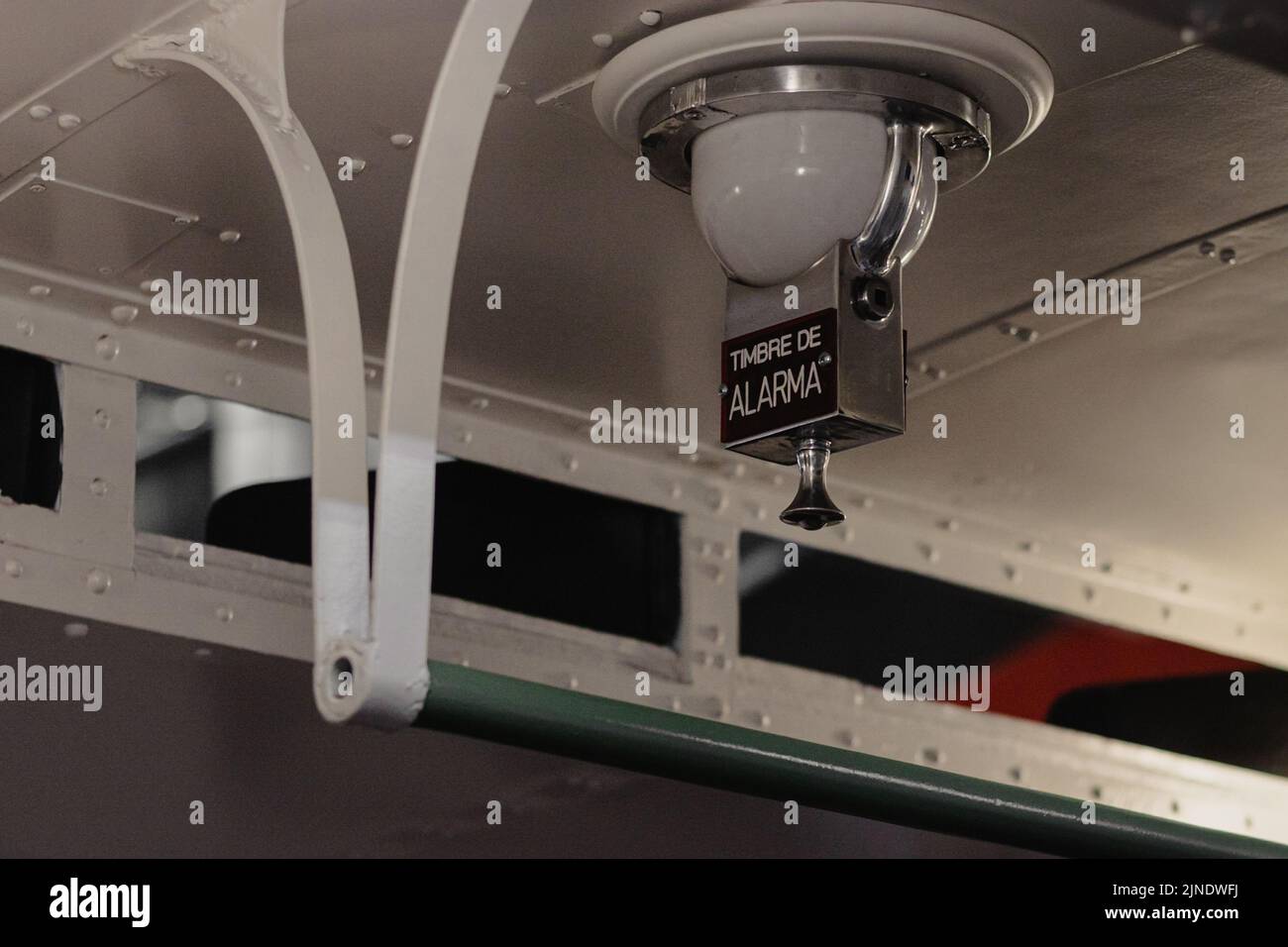 bell ringing a wagon of an old train Stock Photo Alamy