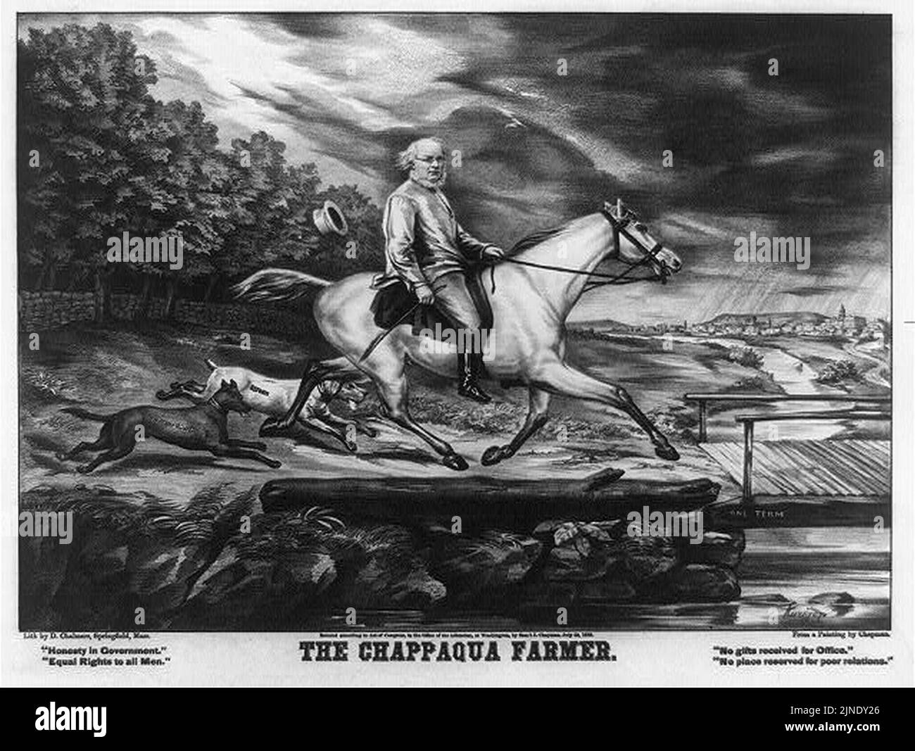 The Chappaqua farmer Stock Photo Alamy