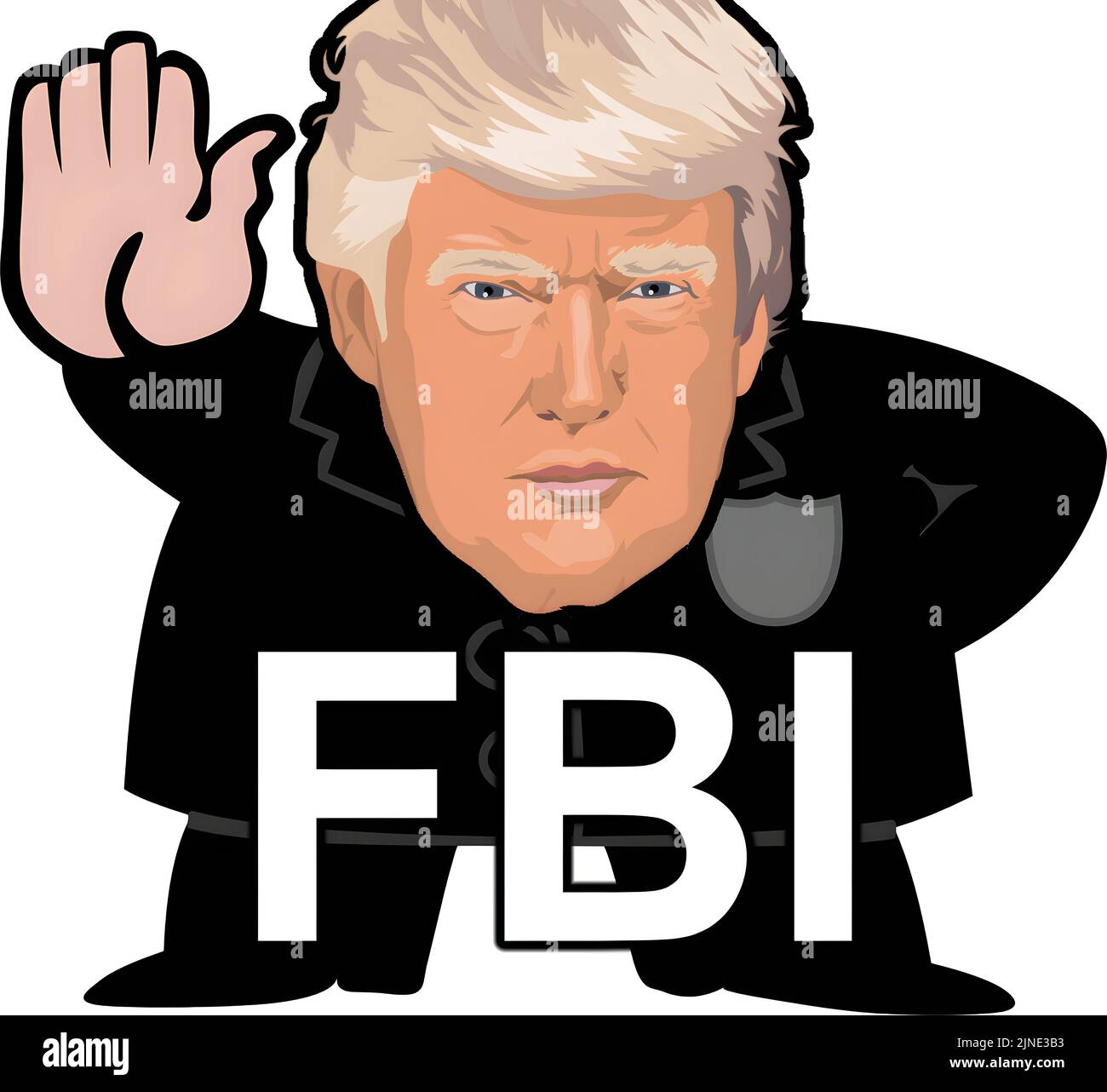Stop FBI Trump Stock Photo