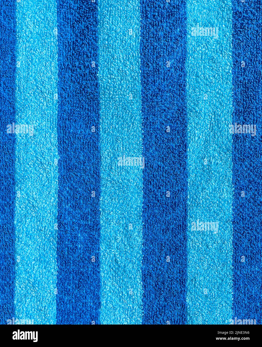 blue towel texture, abstract background Stock Photo
