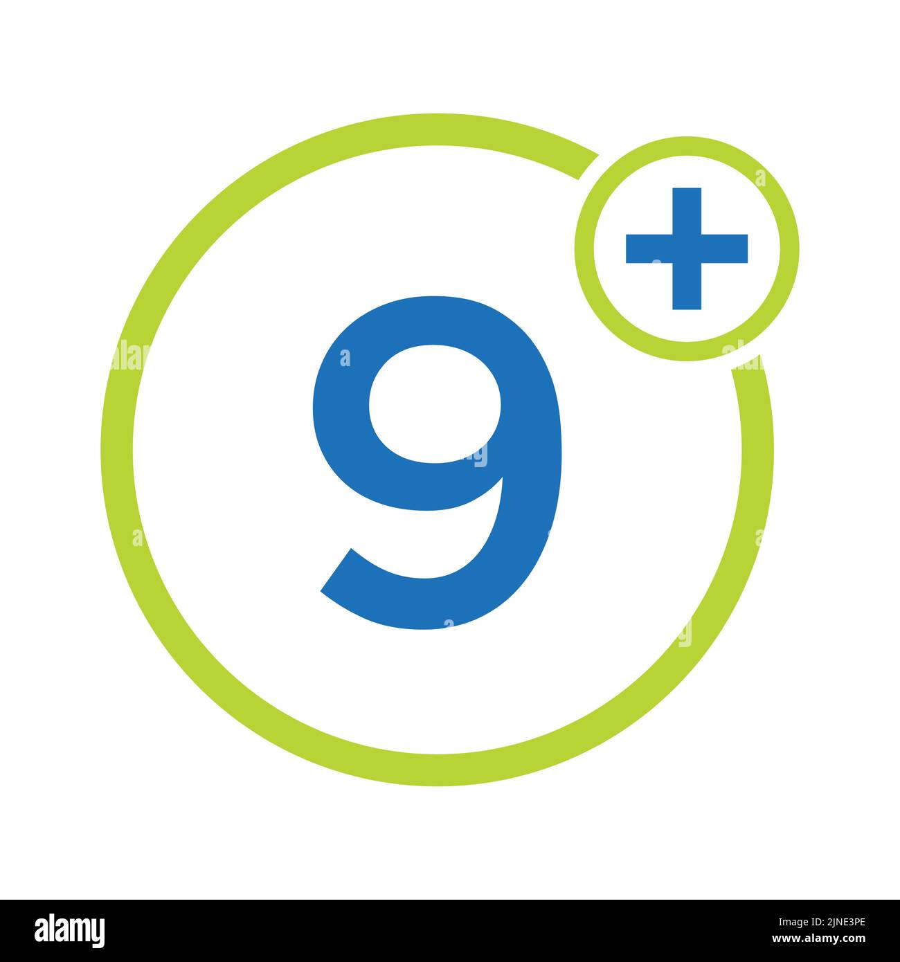 Healthcare Symbol Doctor and Medical Logo on Letter 9 Template. Doctors ...
