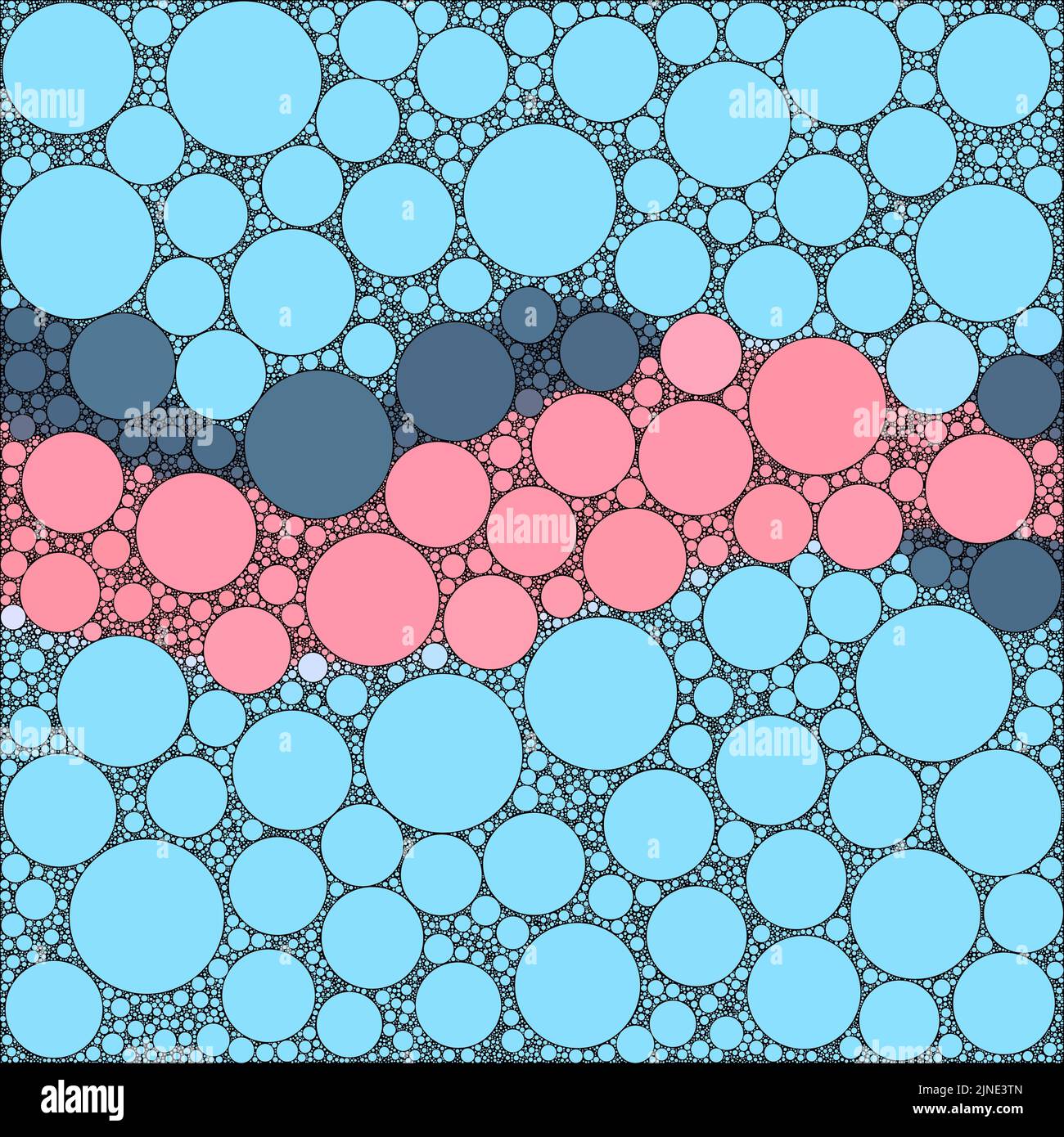 Abstract decorative color Circles of different sizes and colors are ...