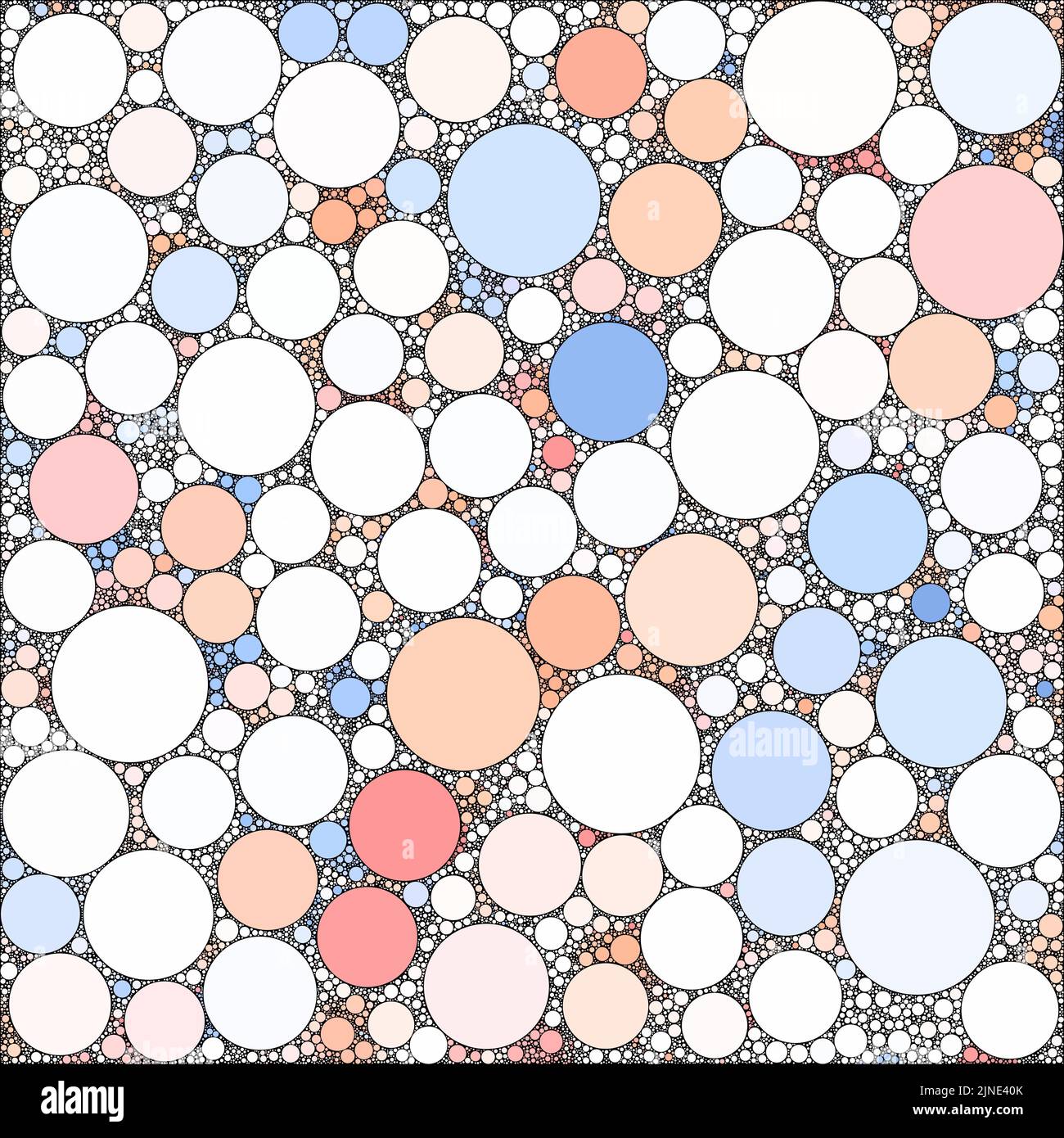 Abstract decorative color Circles of different sizes and colors are ...
