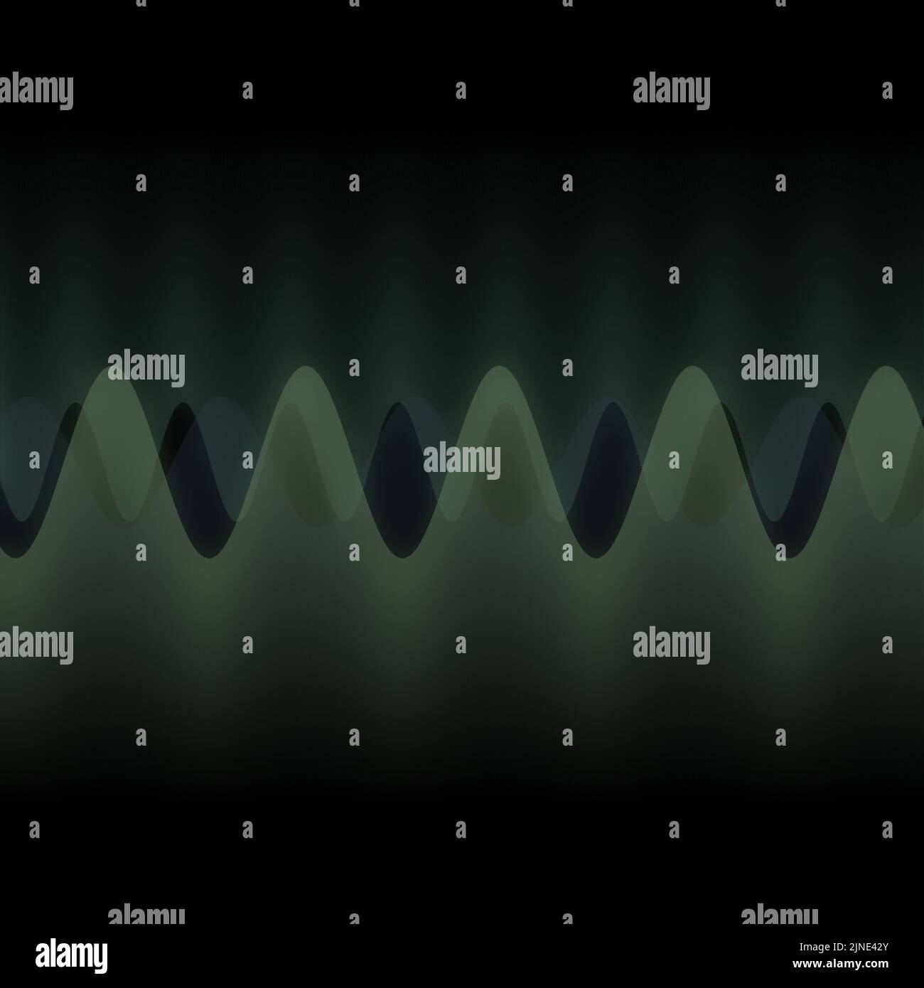 Illustration of multiple waves oscillating or overlapping by many small ...