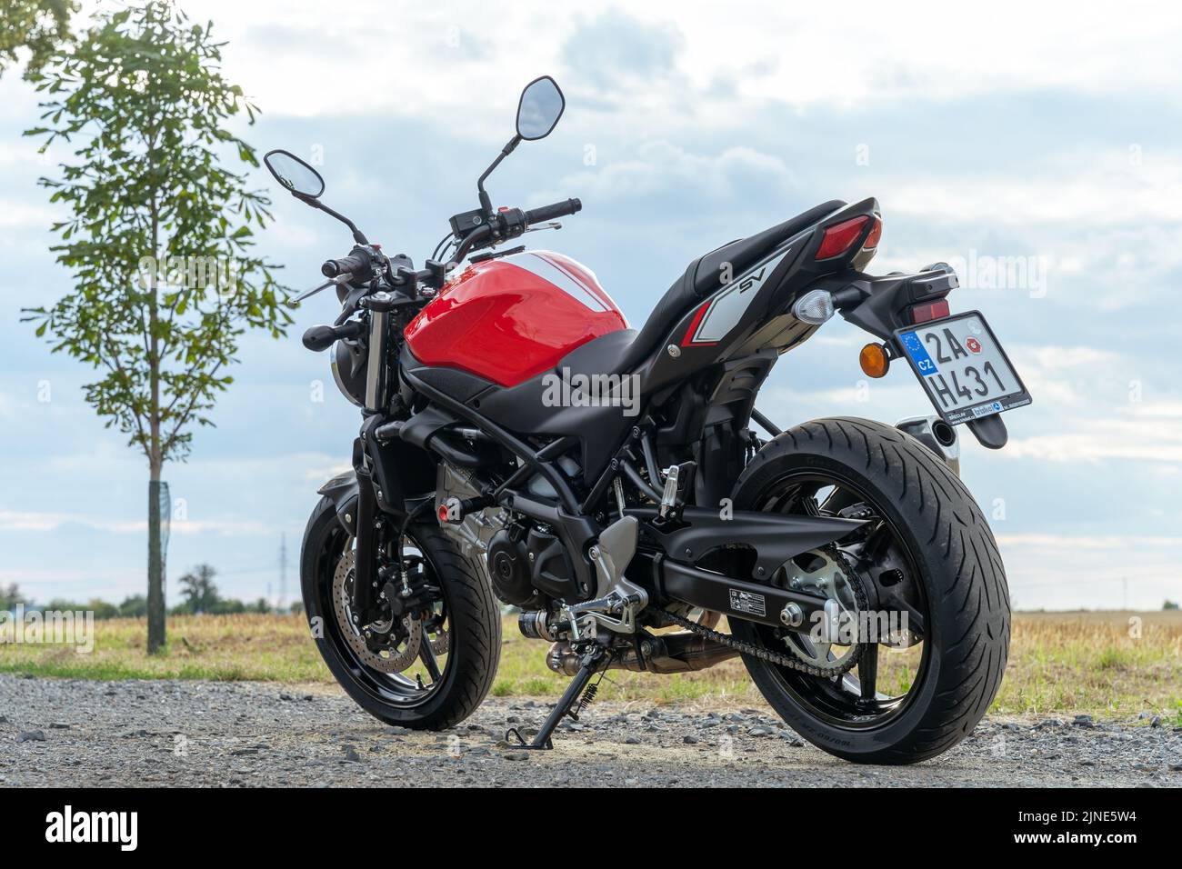 Suzuki SV650 (SV650A) ABS 2017 motorcycle Stock Photo - Alamy