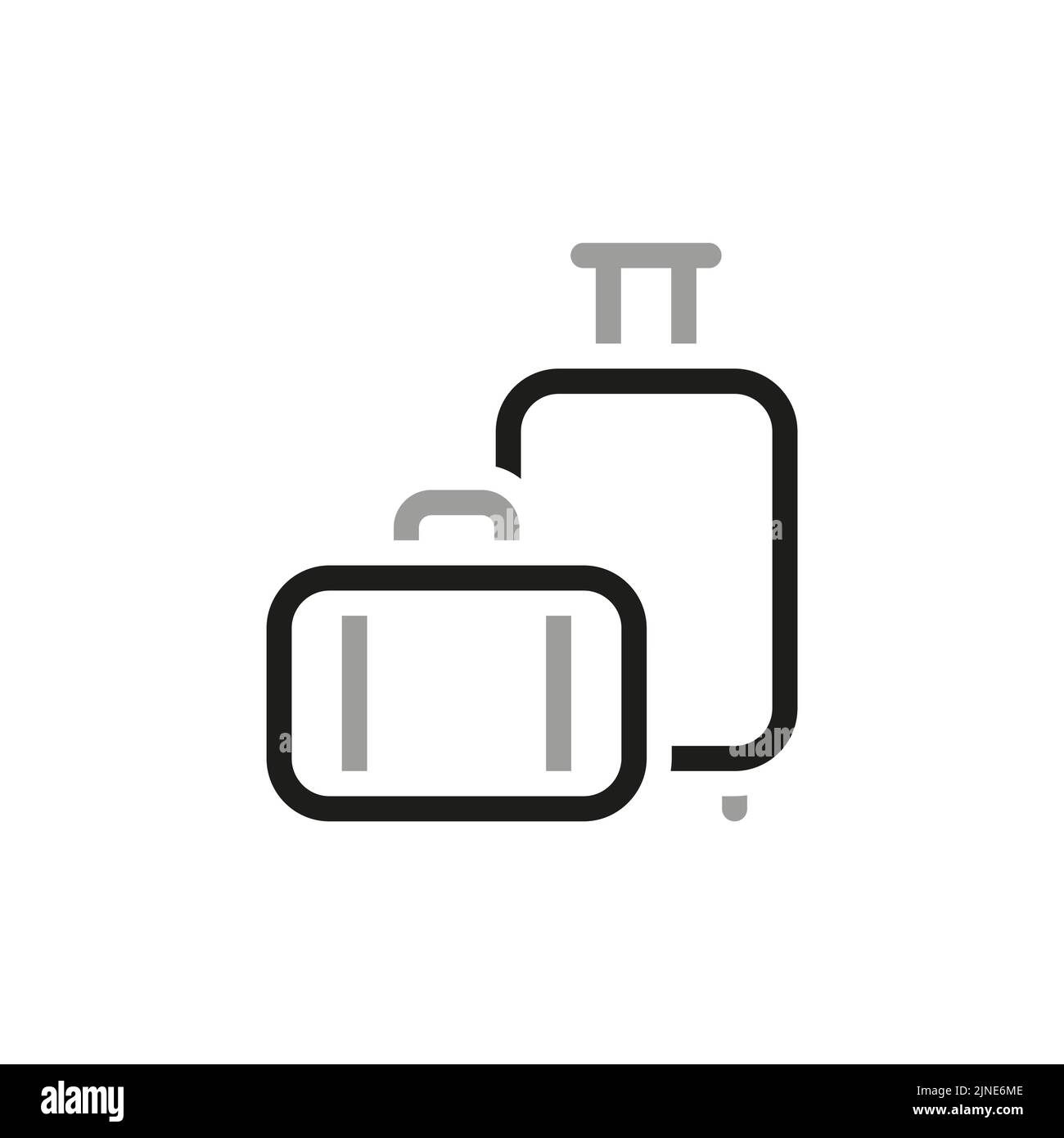 Carry on baggage dimensions stock vector images alamy