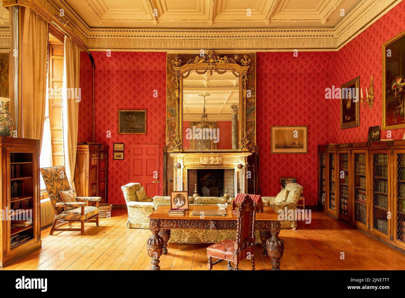 Drawing Room in Bantry House, Bantry, Co. Cork, Ireland Stock Photo