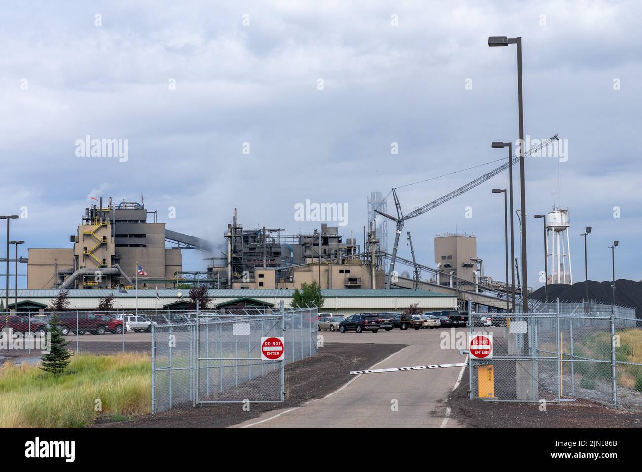 The Bayer phosphate mining and manufacturing facility in Soda Springs