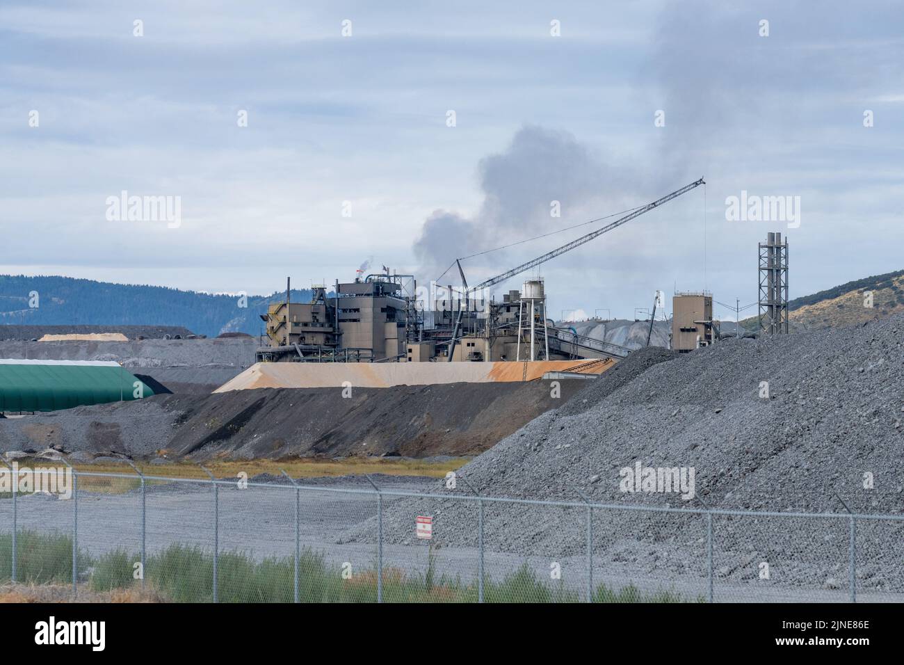 The Bayer phosphate mining and manufacturing facility in Soda Springs