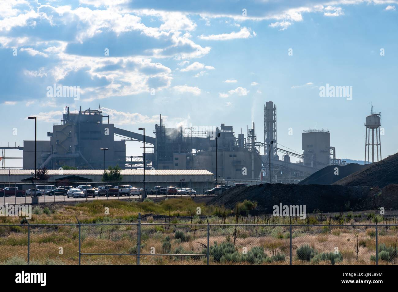 The Bayer phosphate mining and manufacturing facility in Soda Springs