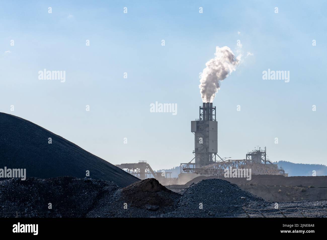 The Bayer phosphate mining and manufacturing facility in Soda Springs