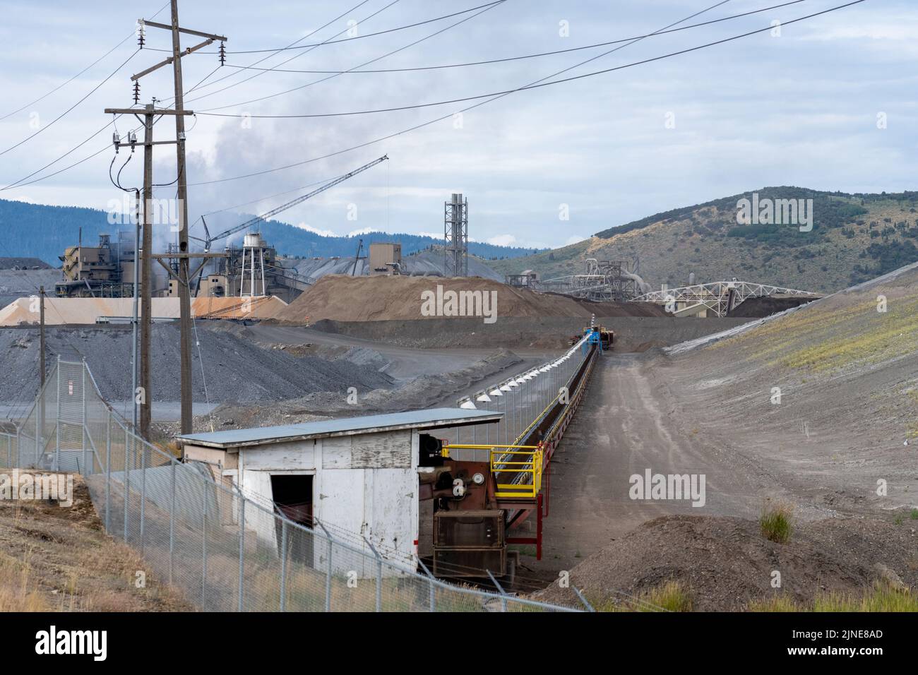 The Bayer phosphate mining and manufacturing facility in Soda Springs