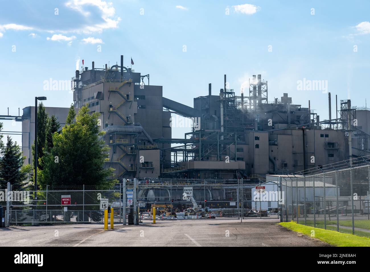 The Bayer phosphate mining and manufacturing facility in Soda Springs