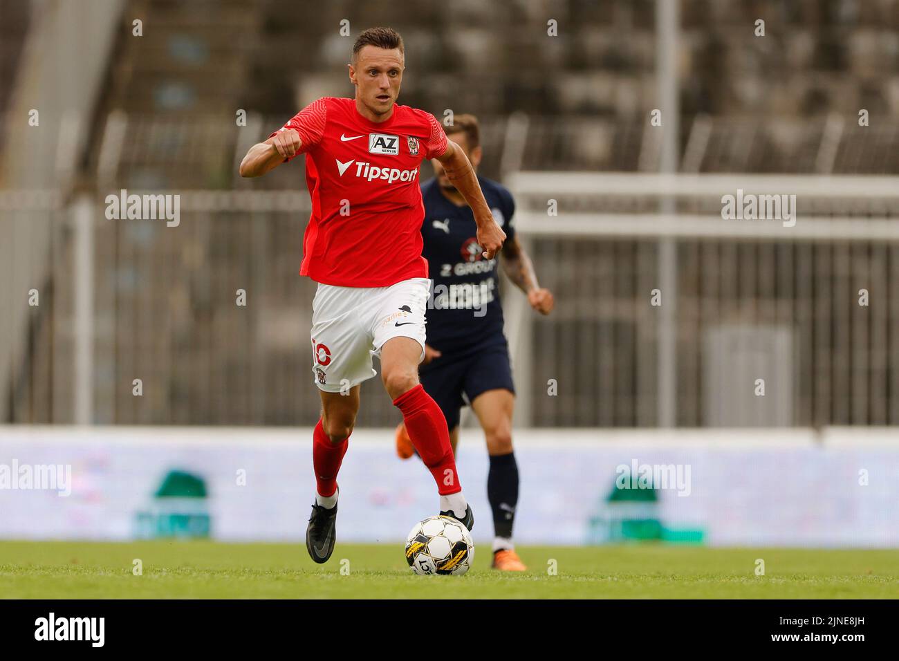 1. kolo prvni fotbalove ligy: Zbrojovka Brno - 1. FC Slovacko, 30. cervence 2022, Brno. Stock Photo