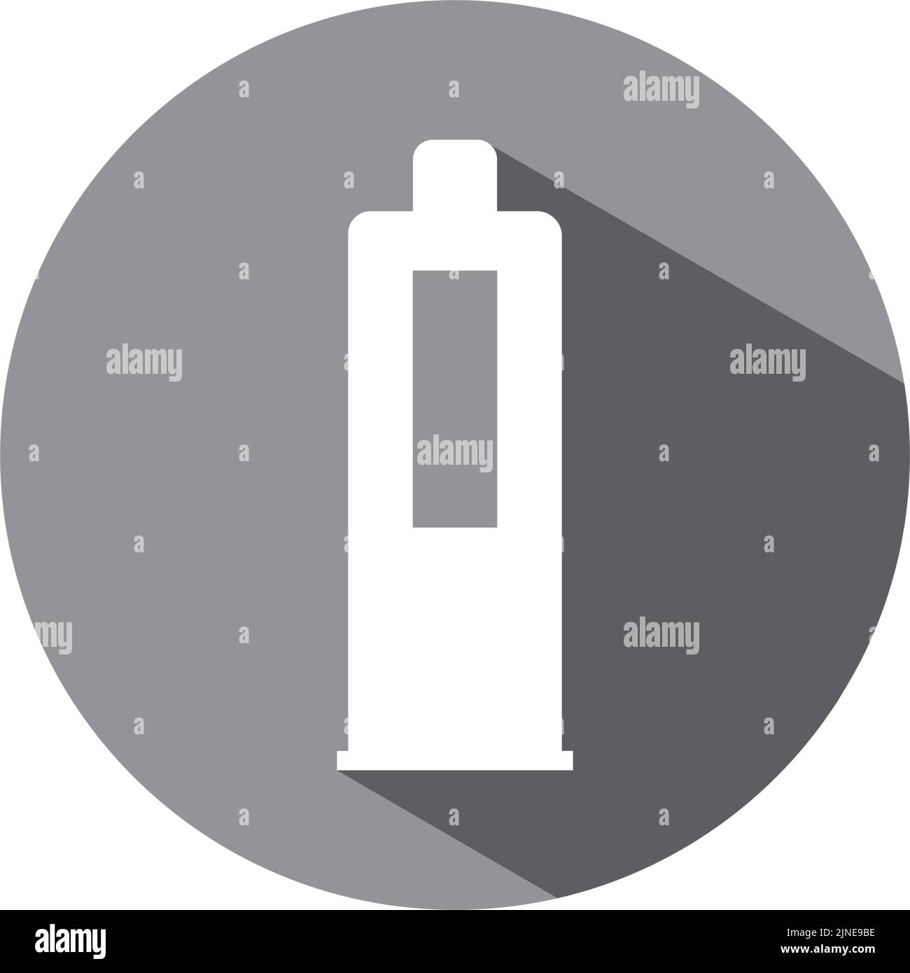 Circle icon with blue shadow, toothpaste tube Stock Vector Image & Art ...