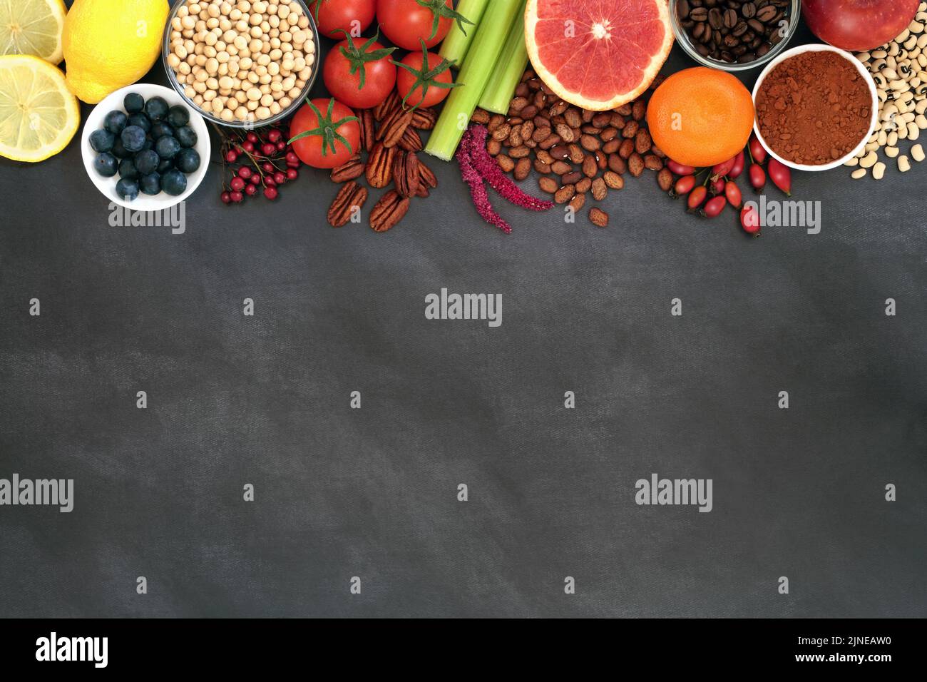 Healthy heart food high in nutrients. High in polyphenols, flavonoids