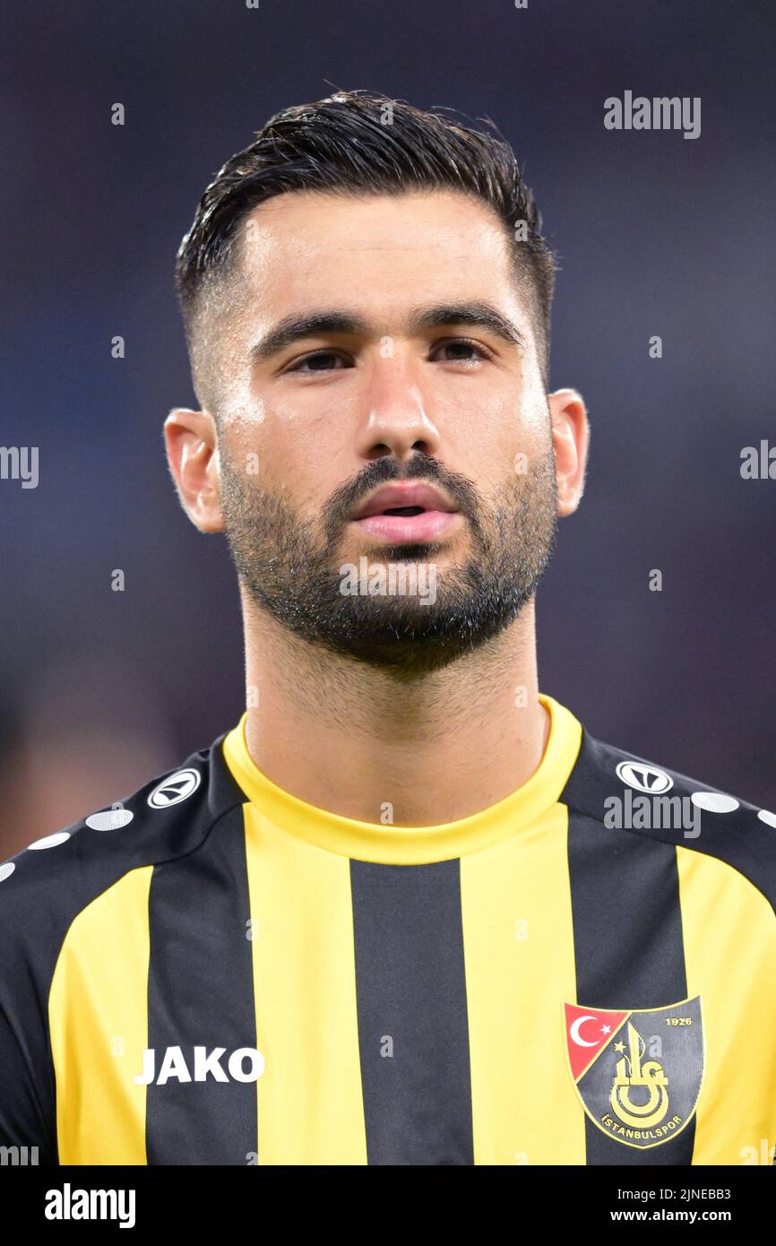 ISTANBUL - Ali Yasar of Istanbulspor AS during the Turkish Super Lig match between Istanbulspor AS and Trabzonspor AS at Ataturk Olimpiyat Stadium on August 5, 2022 in Istanbul, Turkey. ANP | Dutch Height | GERRIT FROM COLOGNE Stock Photo