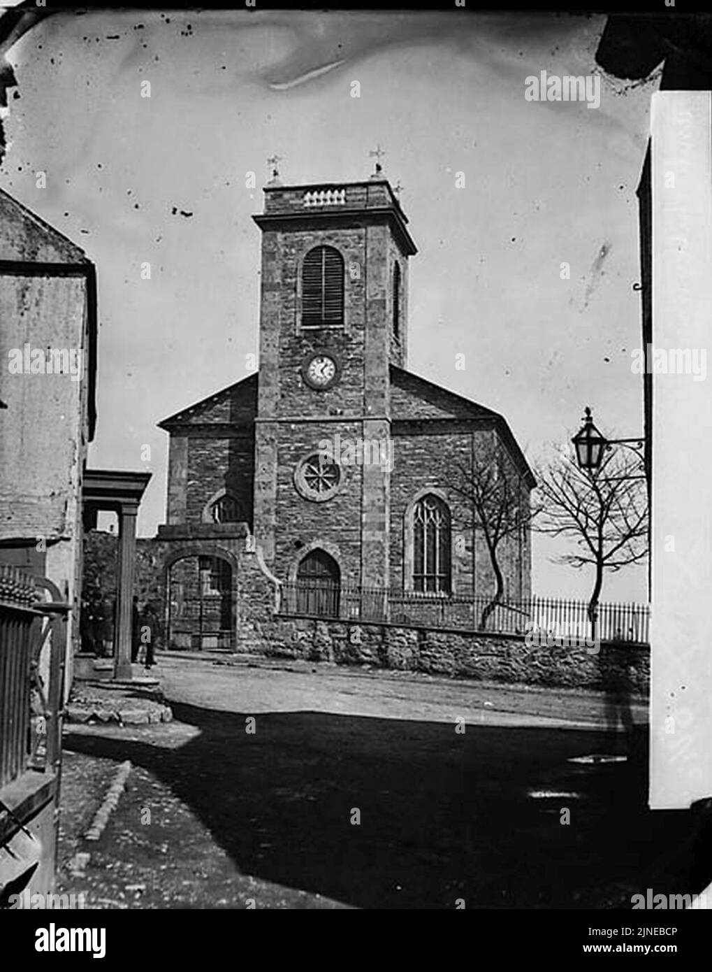The church, Amlwch Stock Photo Alamy