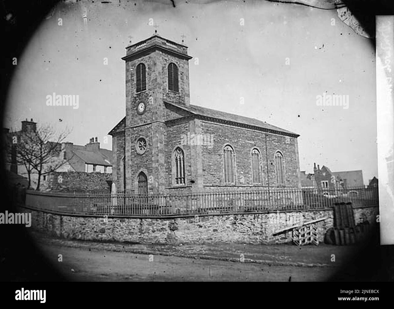 The church, Amlwch Stock Photo Alamy