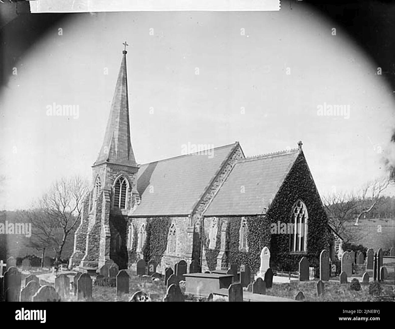 The church, Llanfair Pwllgwyngyll Stock Photo Alamy