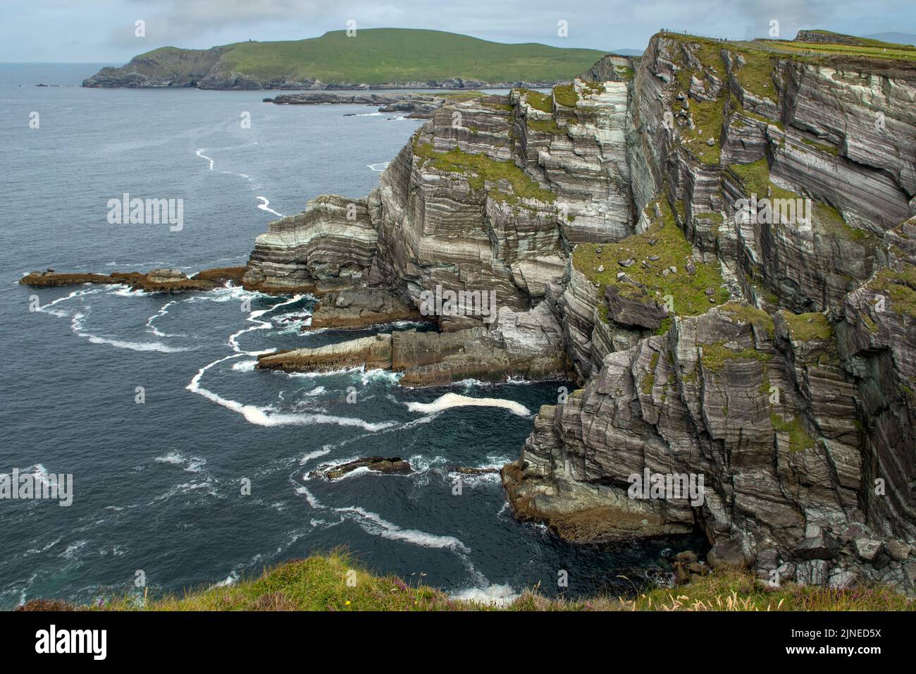 Kerry Cliffs, near Portmagee, Co. Kerry, Ireland Stock Photo