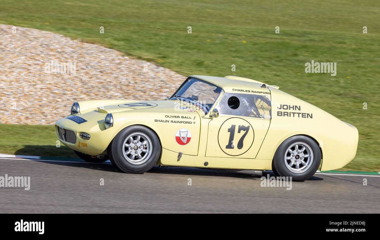 1965 Lenham GT with driver Charles Rainford during the Weslake Cup race, Goodwood 79th Members Meeting, Sussex, UK. Stock Photo