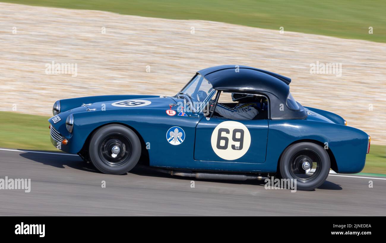 1960 Turner Mk1 950S with driver Darren Turner during the Weslake Cup race for Sports and GT cars 1958-66. Goodwood 79MM, Sussex, UK. Stock Photo