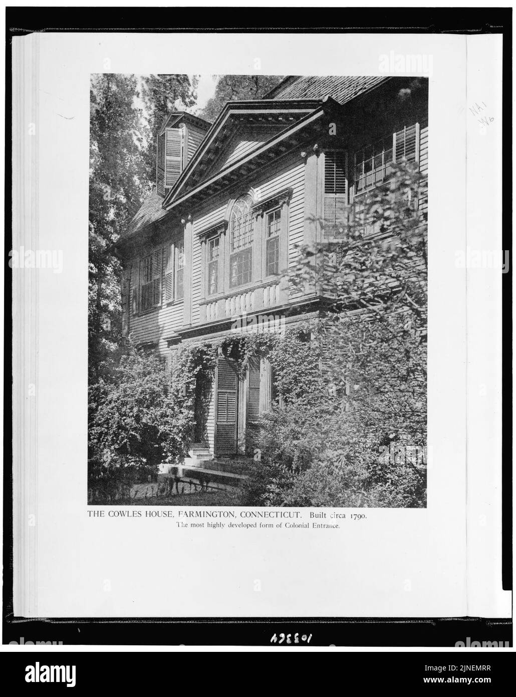 The Cowles House, Farmington, Connecticut. Built circa 1790. The most