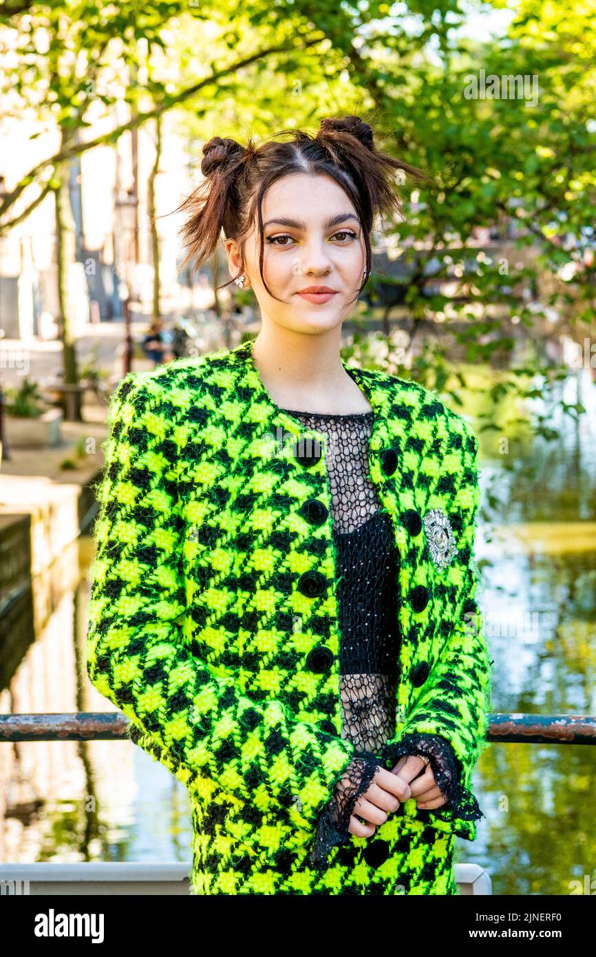 Emily Carey during the photo call for the new HBO Max serie House of