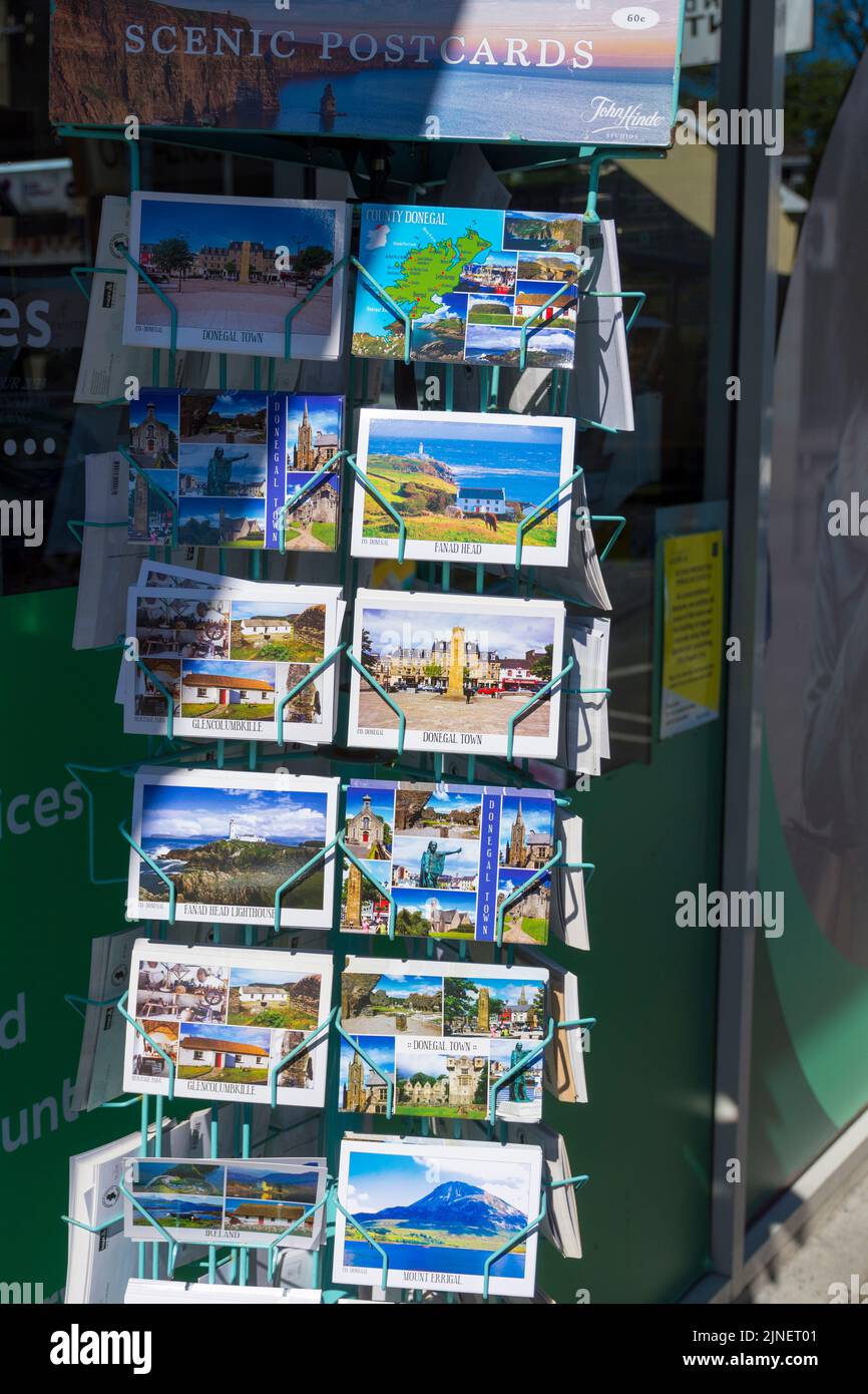 Postcards, Donegal Town, County Donegal, Ireland Stock Photo