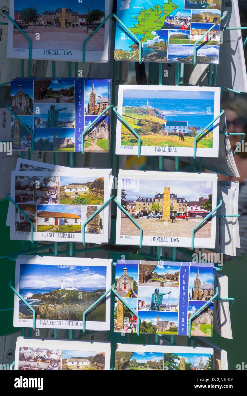 Postcards, Donegal Town, County Donegal, Ireland Stock Photo