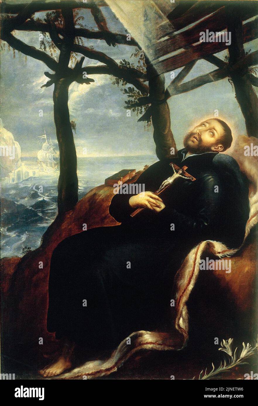 The Death of Saint Francis Xavier Stock Photo Alamy