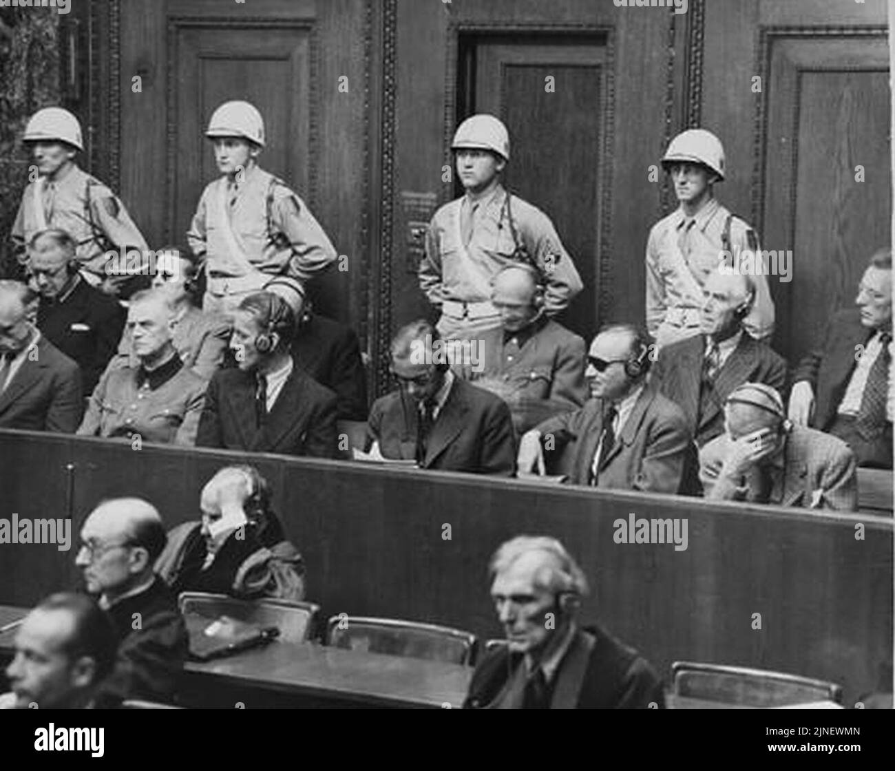 The defendants at Nuremberg Trials2 Stock Photo - Alamy