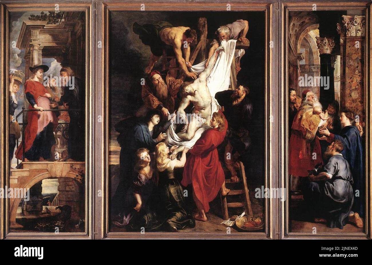 The Descent from the Cross (Rubens Stock Photo - Alamy
