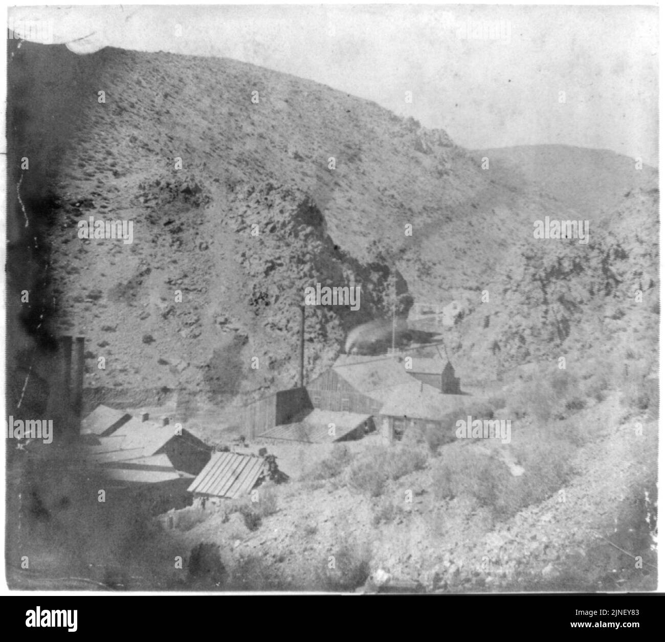 The Devil's Gate, Silver City, Nevada Stock Photo - Alamy