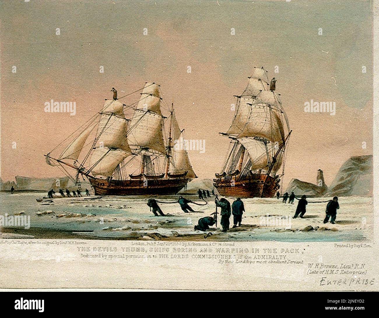 The devils thumb ships boring and warping in the pack dedicated by